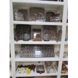 A large collection of thimbles and racks including advertising, military etc, approximately 1080