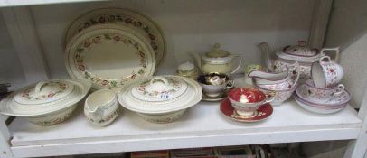 A mixed lot of teaware