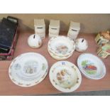 A mixed lot of Bunnikins items including