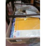 A large quantity of craft paper, card et