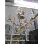 A 6 light chandelier