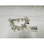 A silver charm bracelet
Condition
Weight is 33gms