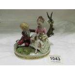 A Victorian continental porcelain figure group
Condition
Signed B Rodrelli
No visible damage