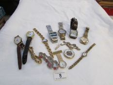 A quantity of wristwatches