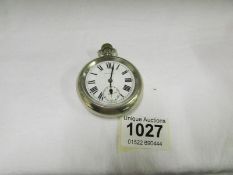A Record pocket watch marked 'LNER 2385'