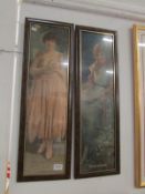 A pair of Pompeian beauty panel prints