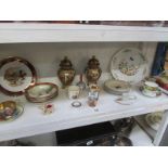 A mixed lot of Noritake, Aynsley, Royal