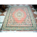 A pink patterned rug, 225 x 165 cm
Condition
The material is wool – machine made