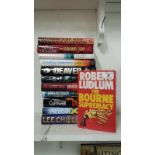 A large collection of crime fiction book