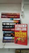 A large collection of crime fiction book