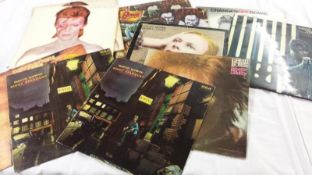 11 David Bowie LP's inc Ziggy Stardust (2 copies) Space Oddity & Low etc.