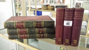 History of the War of Russia' Vol 1-3 and 'Motleys Rise of the Dutch Republic' Vol 1-3