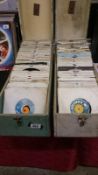 Two large boxes of mainly 1970s disco collection records - approx. 300+