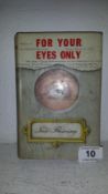 Ian Fleming 'For Your Eyes Only' James B (missing front end paper)