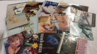 A collection of collectable Madonna singles & LP's