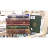 7 Victorian books inc Telescope & Microscope Children of the Plains etc