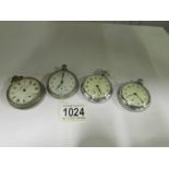 4 pocket watches