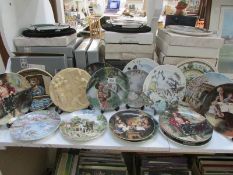 A large quantity of collector's plates w