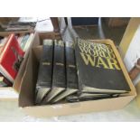 A box of war books