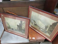 A pair of framed and glazed prints