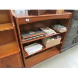 A teak bookcase by Morris of Glasgow