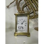 A Bayard brass carriage clock