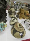 3 Zongo tribe masks