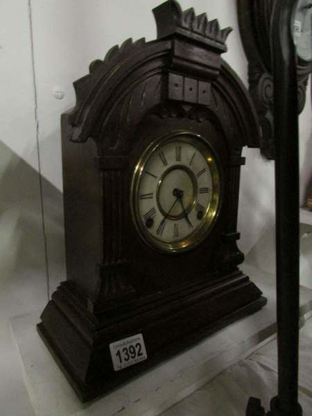 An Ansonia mantel clock