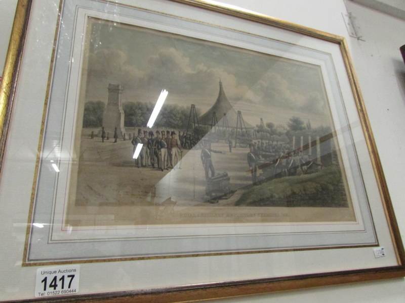 A pair of framed and glazed 19th century - Image 2 of 3