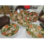 6 pieces of Ironstone china by C.L.Ashwo