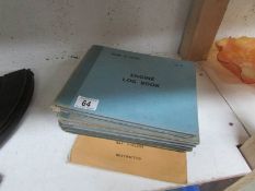 An aviation log book and shipping recogn