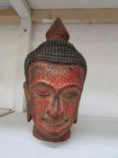 A Buddhist head