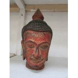 A Buddhist head