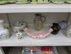 11 items of china and pottery including