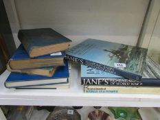 A quantity of books including Jane's