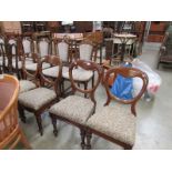 A set of 4 dining chairs