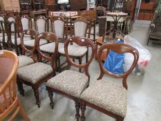 A set of 4 dining chairs