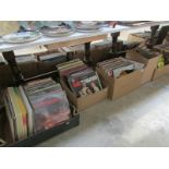 6 boxes of LP records