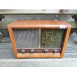 A vintage radio