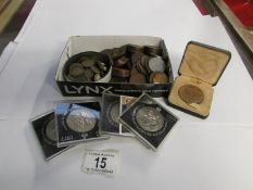 A mixed lot of British coins including t