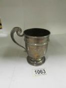 A silver cup, Sheffield 1898/99, 157gms