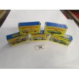 5 boxed Matchbox series and superfast ca