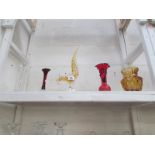5 items of glass including Murano