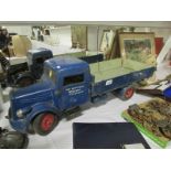 A hand made Mercedes Benz toy lorry