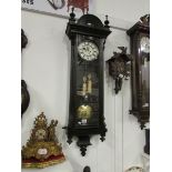 A Double weight Vienna wall clock