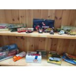 A mixed lot of die cast models including