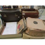 2 cases and 5 small boxes of 78 rpm reco