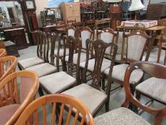 A set of 4 dining chairs