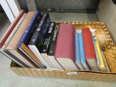 A box of books on opera and general musi