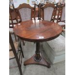 A rosewood table